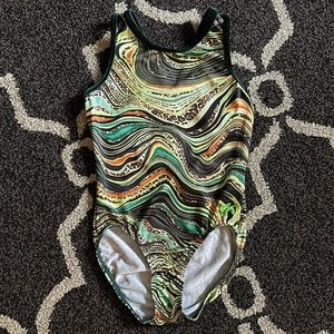 CL GK Safari Print Gymnastics Leotard